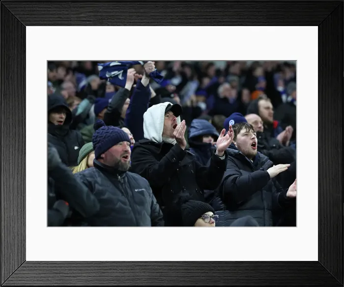 Framed Print : Brighton and Hove Albion v Chelsea Premier League 14FEB25 Framed Print : Brighton and Hove Albion v Chelsea Premier League 14FEB25