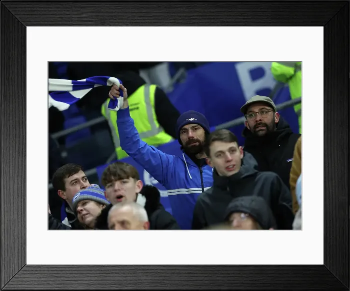 Framed Print : Brighton and Hove Albion v Chelsea Premier League 14FEB25