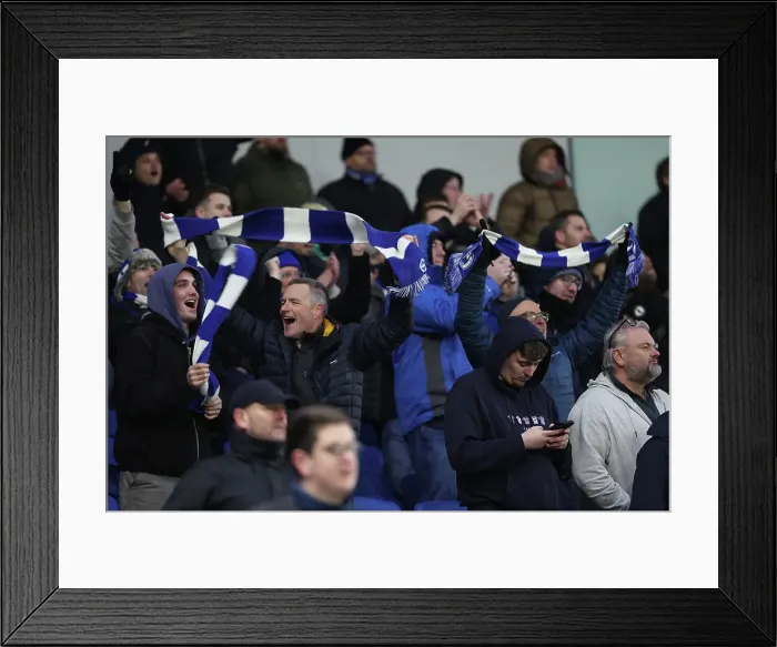 Framed Print : Brighton and Hove Albion v Chelsea Premier League 14FEB25