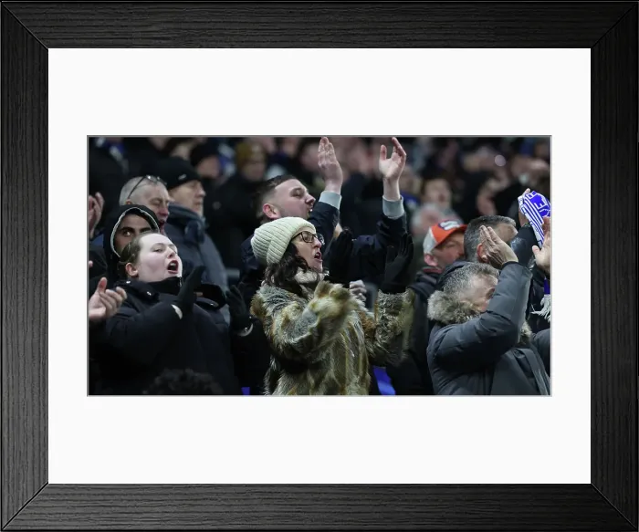 Framed Print : Brighton and Hove Albion v Chelsea Premier League 14FEB25 Framed Print : Brighton and Hove Albion v Chelsea Premier League 14FEB25