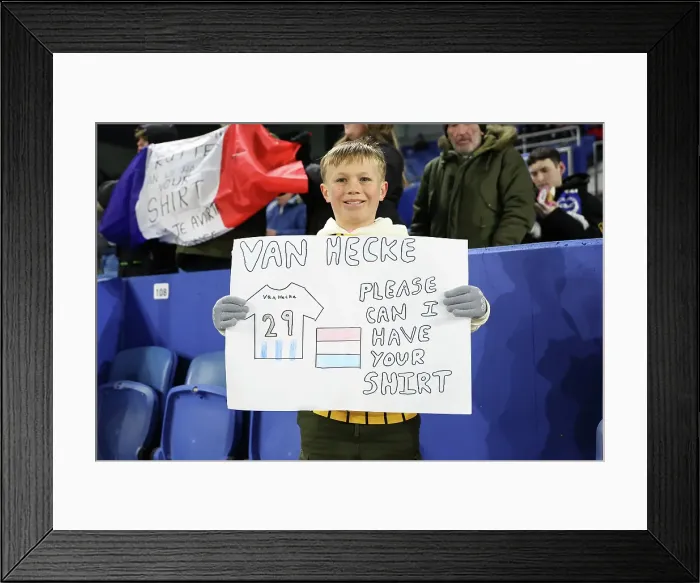 Framed Print : Brighton and Hove Albion v Chelsea Premier League 14FEB25 Framed Print : Brighton and Hove Albion v Chelsea Premier League 14FEB25