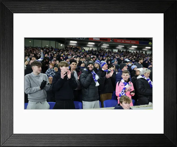 Framed Print : Brighton and Hove Albion v Chelsea Premier League 14FEB25