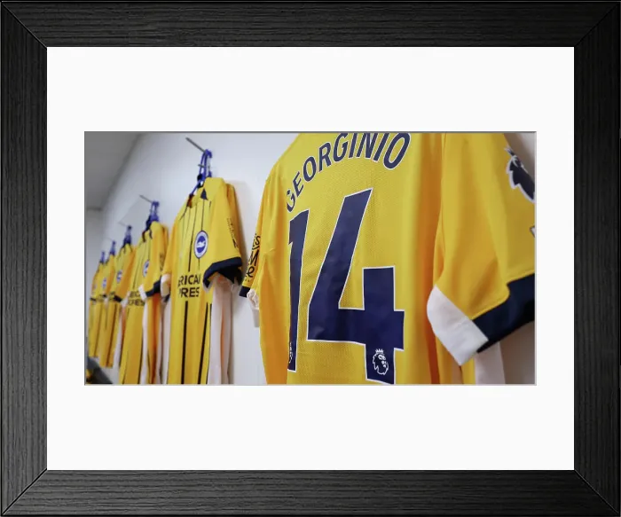 Framed Print : Southampton and Brighton and Hove Albion Premier League 22FEB25 Framed Print : Southampton and Brighton and Hove Albion Premier League 22FEB25