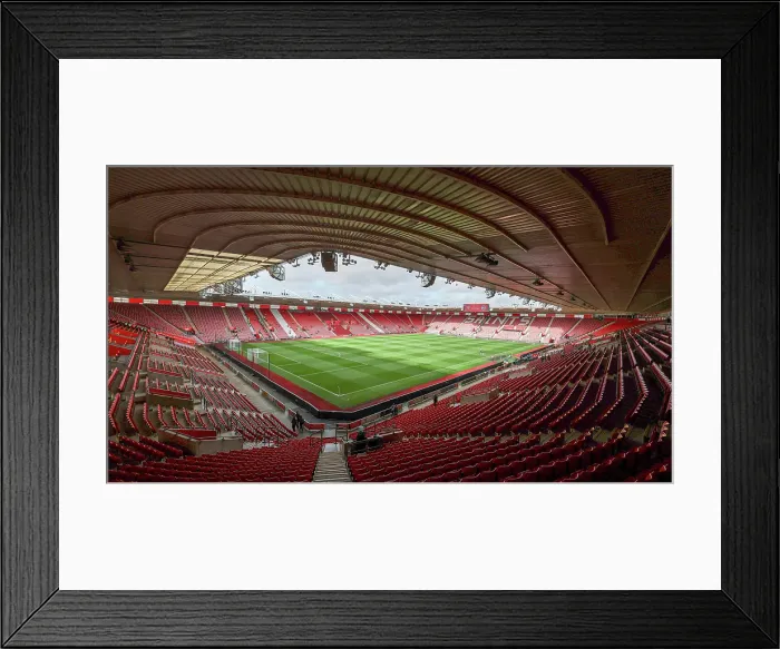 Framed Print : Southampton and Brighton and Hove Albion Premier League 22FEB25