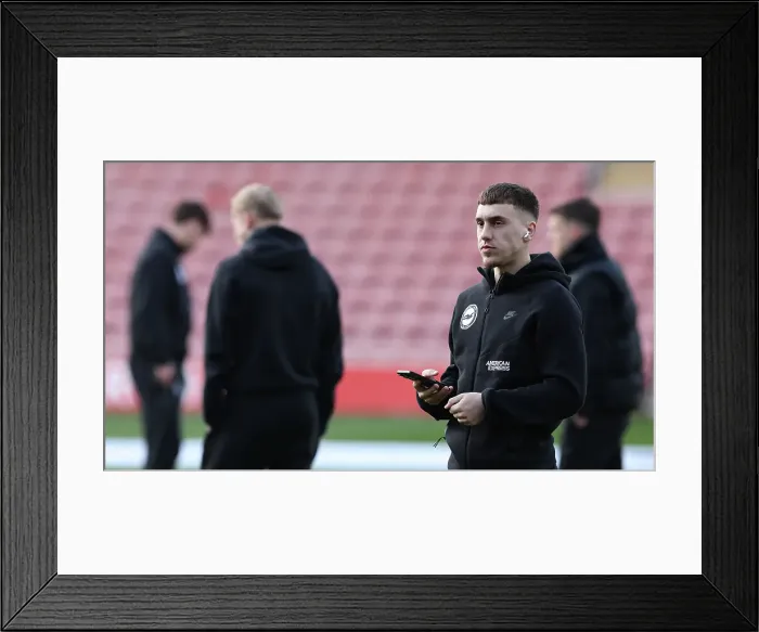 Framed Print : Southampton and Brighton and Hove Albion Premier League 22FEB25 Framed Print : Southampton and Brighton and Hove Albion Premier League 22FEB25