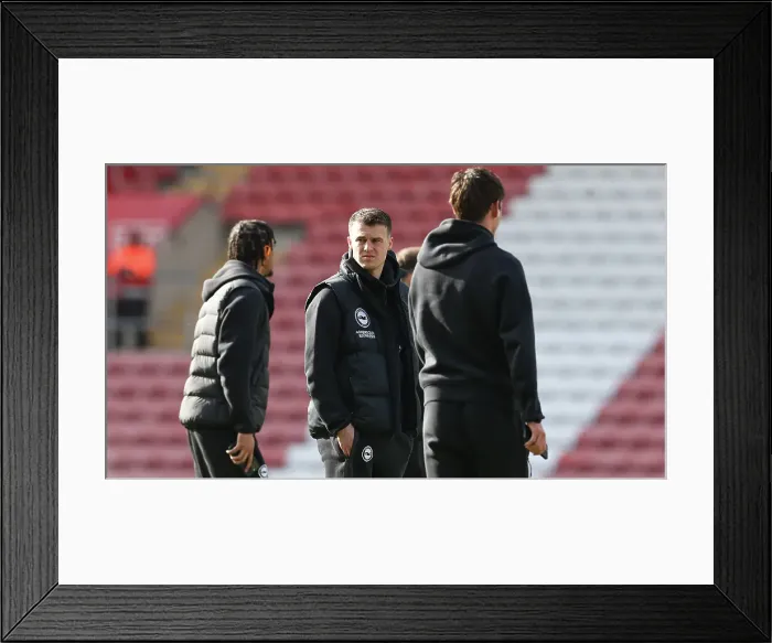 Framed Print : Southampton and Brighton and Hove Albion Premier League 22FEB25 Framed Print : Southampton and Brighton and Hove Albion Premier League 22FEB25