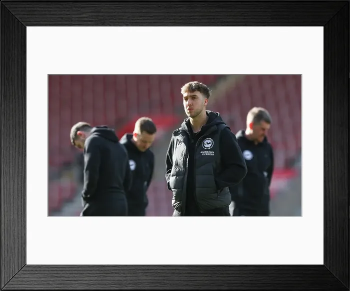 Framed Print : Southampton and Brighton and Hove Albion Premier League 22FEB25 Framed Print : Southampton and Brighton and Hove Albion Premier League 22FEB25
