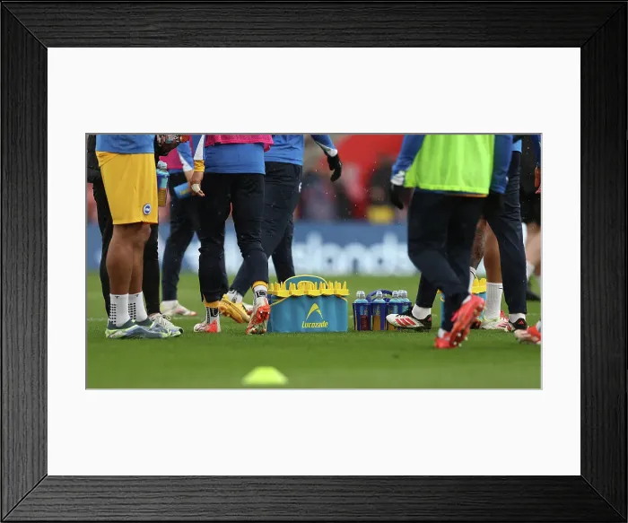 Framed Print : Southampton and Brighton and Hove Albion Premier League 22FEB25 Framed Print : Southampton and Brighton and Hove Albion Premier League 22FEB25