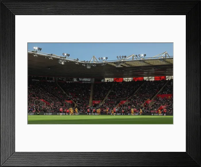 Framed Print : Southampton and Brighton and Hove Albion Premier League 22FEB25