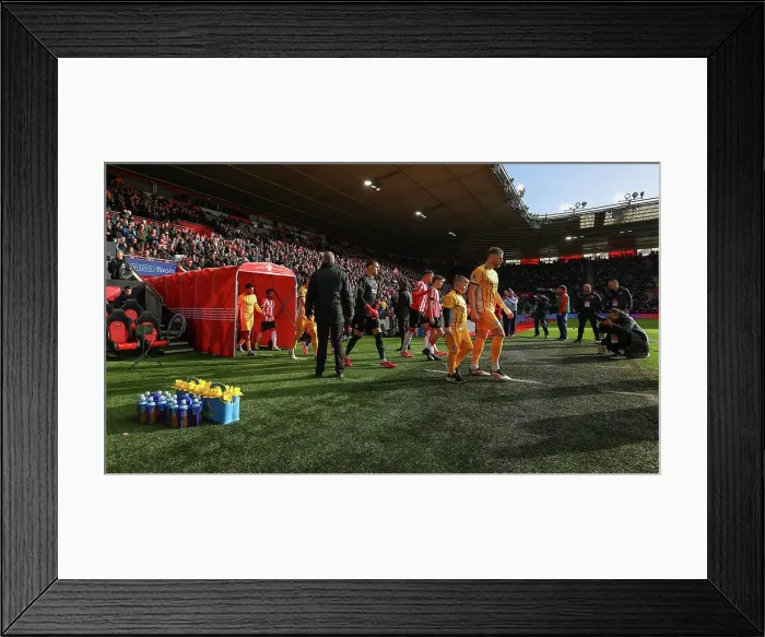 Framed Print : Southampton and Brighton and Hove Albion Premier League 22FEB25