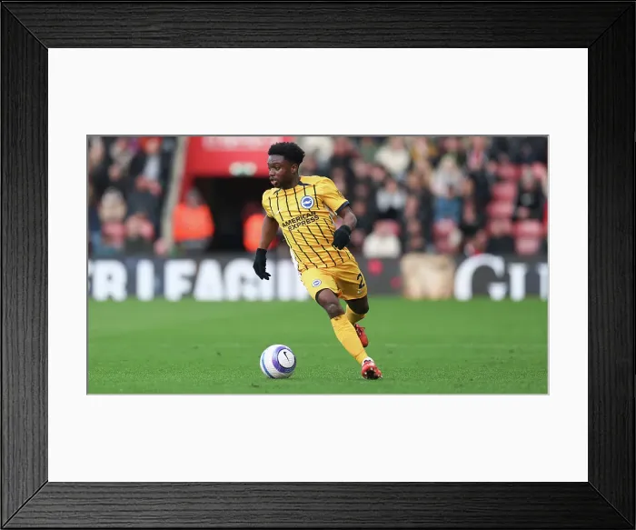 Framed Print : Southampton and Brighton and Hove Albion Premier League 22FEB25 Framed Print : Southampton and Brighton and Hove Albion Premier League 22FEB25