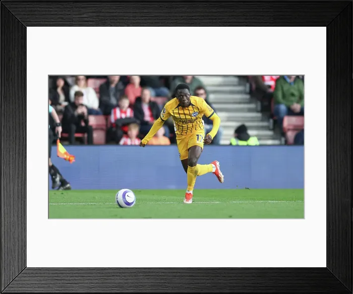 Framed Print : Southampton and Brighton and Hove Albion Premier League 22FEB25