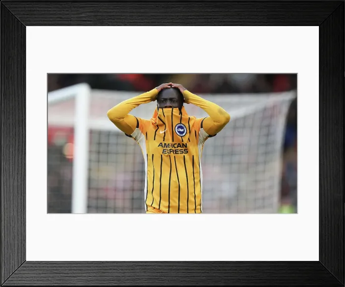 Framed Print : Southampton and Brighton and Hove Albion Premier League 22FEB25 Framed Print : Southampton and Brighton and Hove Albion Premier League 22FEB25