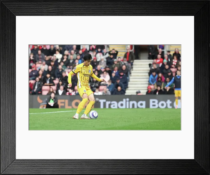 Framed Print : Southampton and Brighton and Hove Albion Premier League 22FEB25