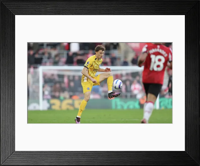 Framed Print : Southampton and Brighton and Hove Albion Premier League 22FEB25 Framed Print : Southampton and Brighton and Hove Albion Premier League 22FEB25
