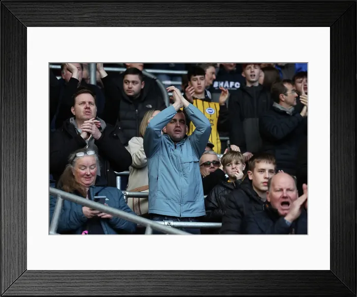 Framed Print : Southampton and Brighton and Hove Albion Premier League 22FEB25 Framed Print : Southampton and Brighton and Hove Albion Premier League 22FEB25