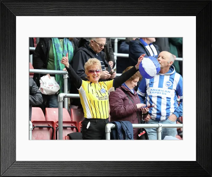 Framed Print : Southampton and Brighton and Hove Albion Premier League 22FEB25 Framed Print : Southampton and Brighton and Hove Albion Premier League 22FEB25