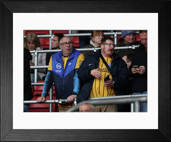 Framed Print : Southampton and Brighton and Hove Albion Premier League 22FEB25 Framed Print : Southampton and Brighton and Hove Albion Premier League 22FEB25