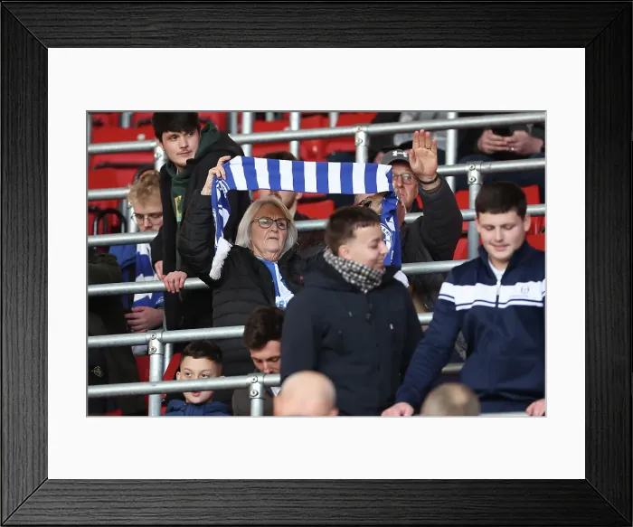 Framed Print : Southampton and Brighton and Hove Albion Premier League 22FEB25 Framed Print : Southampton and Brighton and Hove Albion Premier League 22FEB25