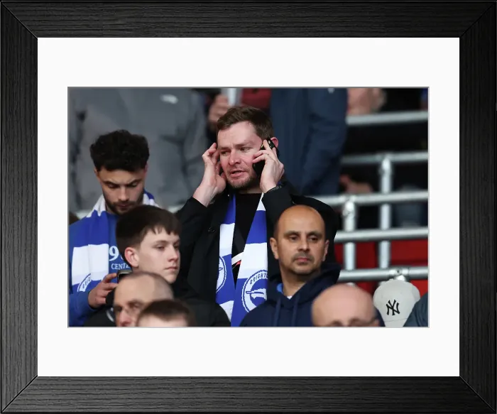 Framed Print : Southampton and Brighton and Hove Albion Premier League 22FEB25 Framed Print : Southampton and Brighton and Hove Albion Premier League 22FEB25