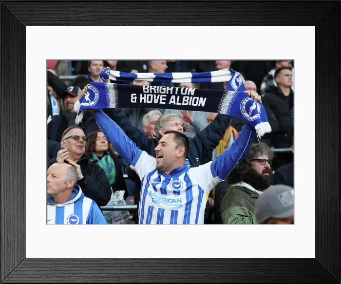 Framed Print : Southampton and Brighton and Hove Albion Premier League 22FEB25 Framed Print : Southampton and Brighton and Hove Albion Premier League 22FEB25