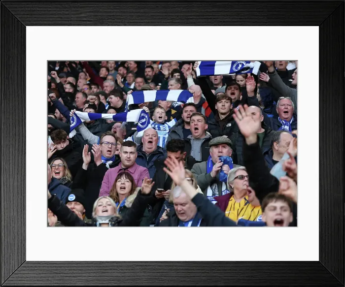 Framed Print : Southampton and Brighton and Hove Albion Premier League 22FEB25 Framed Print : Southampton and Brighton and Hove Albion Premier League 22FEB25