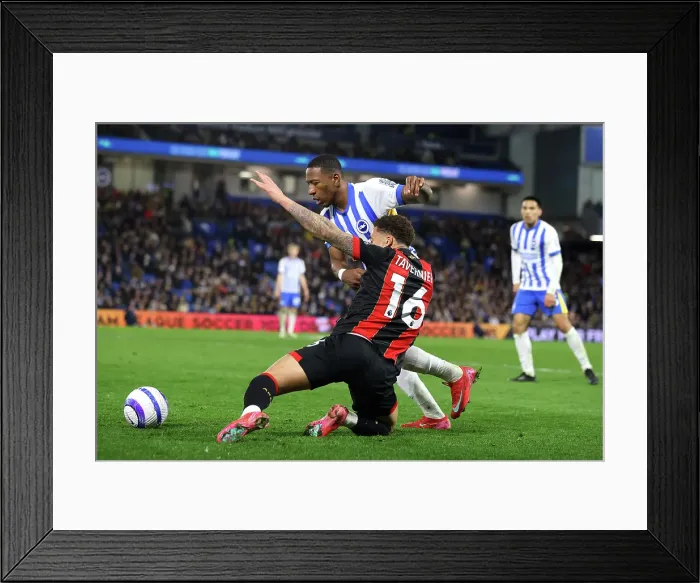 Framed Print : Brighton and Hove Albion v Bournemouth Premier League 25FEB25 Framed Print : Brighton and Hove Albion v Bournemouth Premier League 25FEB25