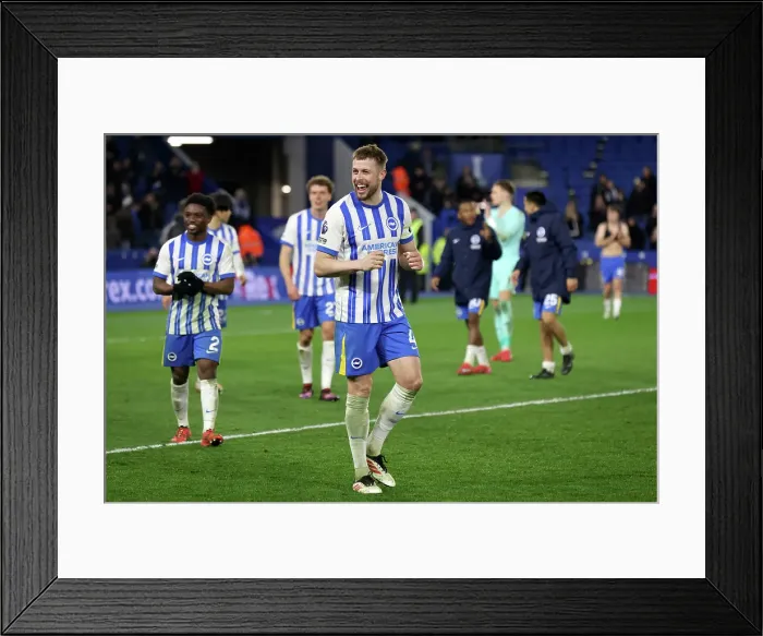 Framed Print : Brighton and Hove Albion v Bournemouth Premier League 25FEB25 Framed Print : Brighton and Hove Albion v Bournemouth Premier League 25FEB25