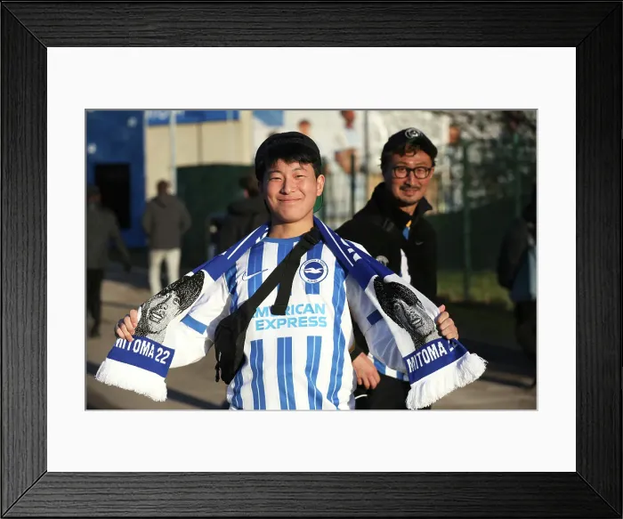Framed Print : Brighton and Hove Albion v Bournemouth Premier League 25FEB25 Framed Print : Brighton and Hove Albion v Bournemouth Premier League 25FEB25