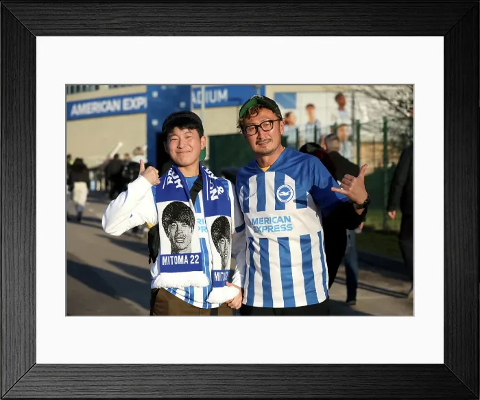 Framed Print : Brighton and Hove Albion v Bournemouth Premier League 25FEB25 Framed Print : Brighton and Hove Albion v Bournemouth Premier League 25FEB25