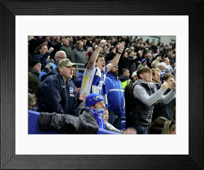 Framed Print : Brighton and Hove Albion v Bournemouth Premier League 25FEB25 Framed Print : Brighton and Hove Albion v Bournemouth Premier League 25FEB25