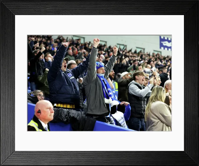 Framed Print : Brighton and Hove Albion v Bournemouth Premier League 25FEB25 Framed Print : Brighton and Hove Albion v Bournemouth Premier League 25FEB25