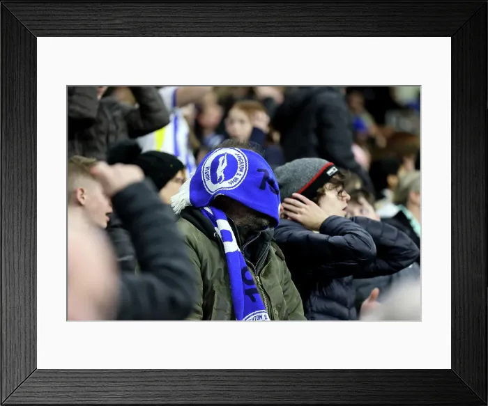 Framed Print : Brighton and Hove Albion v Bournemouth Premier League 25FEB25 Framed Print : Brighton and Hove Albion v Bournemouth Premier League 25FEB25