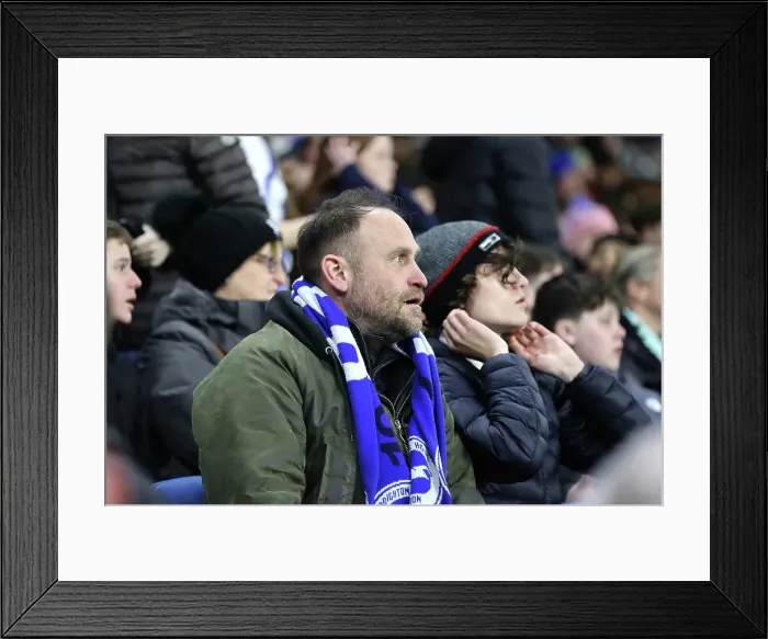 Framed Print : Brighton and Hove Albion v Bournemouth Premier League 25FEB25 Framed Print : Brighton and Hove Albion v Bournemouth Premier League 25FEB25