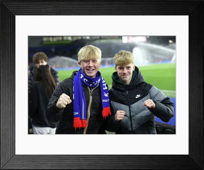 Framed Print : Brighton and Hove Albion v Bournemouth Premier League 25FEB25 Framed Print : Brighton and Hove Albion v Bournemouth Premier League 25FEB25