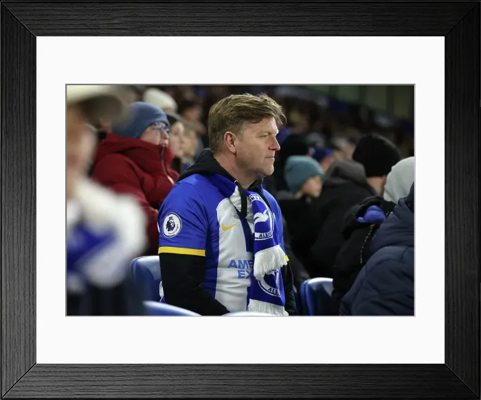 Framed Print : Brighton and Hove Albion v Bournemouth Premier League 25FEB25 Framed Print : Brighton and Hove Albion v Bournemouth Premier League 25FEB25