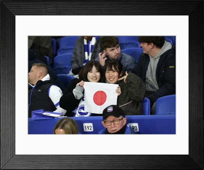 Framed Print : Brighton and Hove Albion v Bournemouth Premier League 25FEB25 Framed Print : Brighton and Hove Albion v Bournemouth Premier League 25FEB25