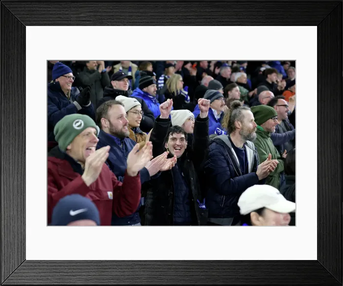 Framed Print : Brighton and Hove Albion v Bournemouth Premier League 25FEB25 Framed Print : Brighton and Hove Albion v Bournemouth Premier League 25FEB25