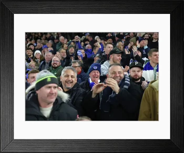Framed Print : Brighton and Hove Albion v Bournemouth Premier League 25FEB25 Framed Print : Brighton and Hove Albion v Bournemouth Premier League 25FEB25