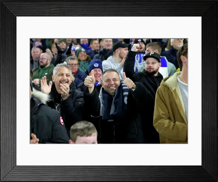 Framed Print : Brighton and Hove Albion v Bournemouth Premier League 25FEB25 Framed Print : Brighton and Hove Albion v Bournemouth Premier League 25FEB25