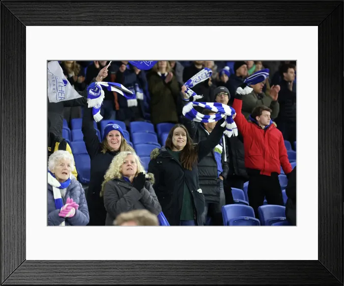 Framed Print : Brighton and Hove Albion v Bournemouth Premier League 25FEB25 Framed Print : Brighton and Hove Albion v Bournemouth Premier League 25FEB25