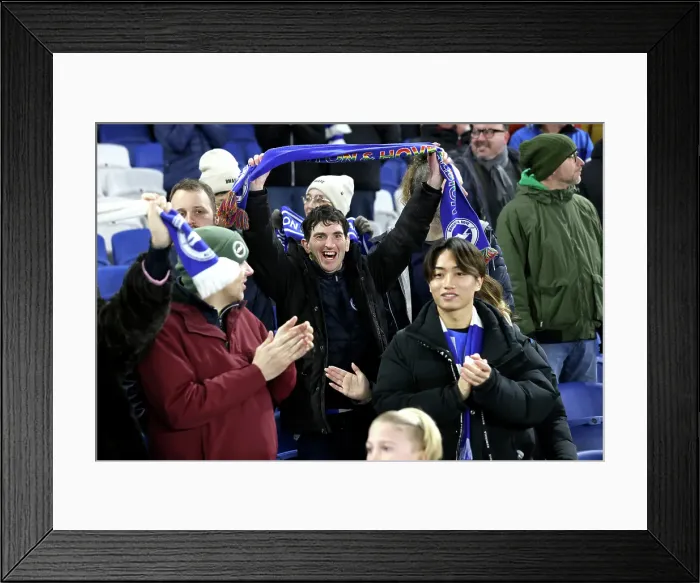Framed Print : Brighton and Hove Albion v Bournemouth Premier League 25FEB25 Framed Print : Brighton and Hove Albion v Bournemouth Premier League 25FEB25