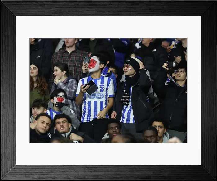 Framed Print : Brighton and Hove Albion v Bournemouth Premier League 25FEB25 Framed Print : Brighton and Hove Albion v Bournemouth Premier League 25FEB25