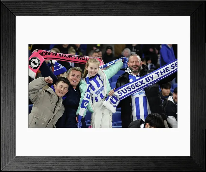 Framed Print : Brighton and Hove Albion v Bournemouth Premier League 25FEB25 Framed Print : Brighton and Hove Albion v Bournemouth Premier League 25FEB25