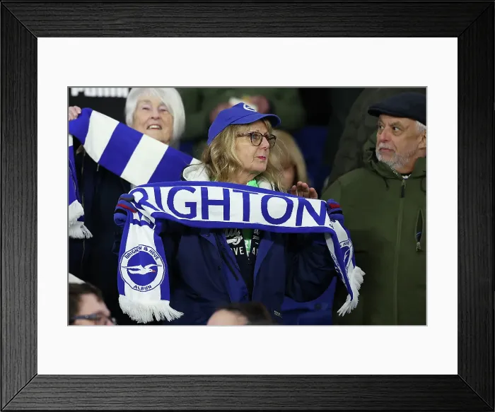 Framed Print : Brighton and Hove Albion v Bournemouth Premier League 25FEB25 Framed Print : Brighton and Hove Albion v Bournemouth Premier League 25FEB25