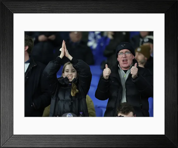 Framed Print : Brighton and Hove Albion v Bournemouth Premier League 25FEB25 Framed Print : Brighton and Hove Albion v Bournemouth Premier League 25FEB25