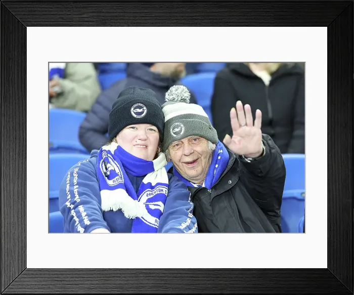 Framed Print : Brighton and Hove Albion v Bournemouth Premier League 25FEB25 Framed Print : Brighton and Hove Albion v Bournemouth Premier League 25FEB25