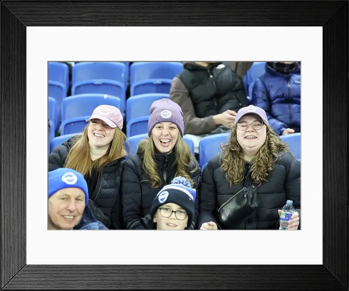 Framed Print : Brighton and Hove Albion v Bournemouth Premier League 25FEB25 Framed Print : Brighton and Hove Albion v Bournemouth Premier League 25FEB25