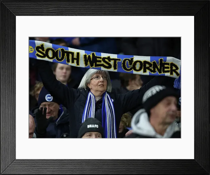 Framed Print : Brighton and Hove Albion v Bournemouth Premier League 25FEB25 Framed Print : Brighton and Hove Albion v Bournemouth Premier League 25FEB25