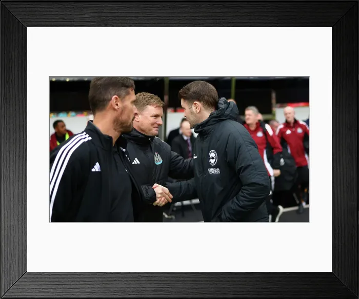 Framed Print : Newcastle United v Brighton and Hove Albion FA Cup 5th Round 02MAR25 Framed Print : Newcastle United v Brighton and Hove Albion FA Cup 5th Round 02MAR25